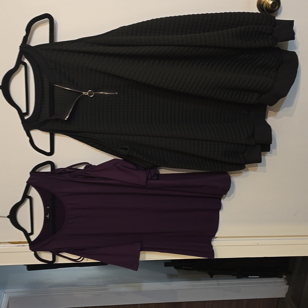 2 blouse cold shoulder tops